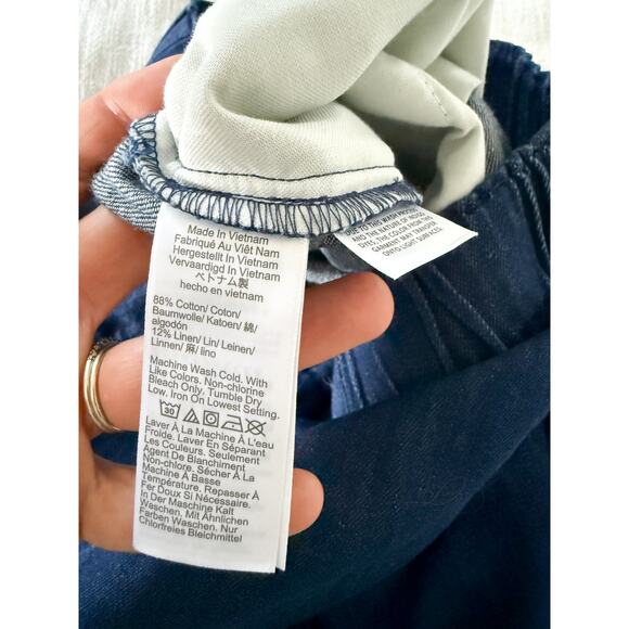 Madewell | NWT Plus Denim Pull-On Shorts in Bright Rinse Wash | Sz 18W - Picture 9 of 10